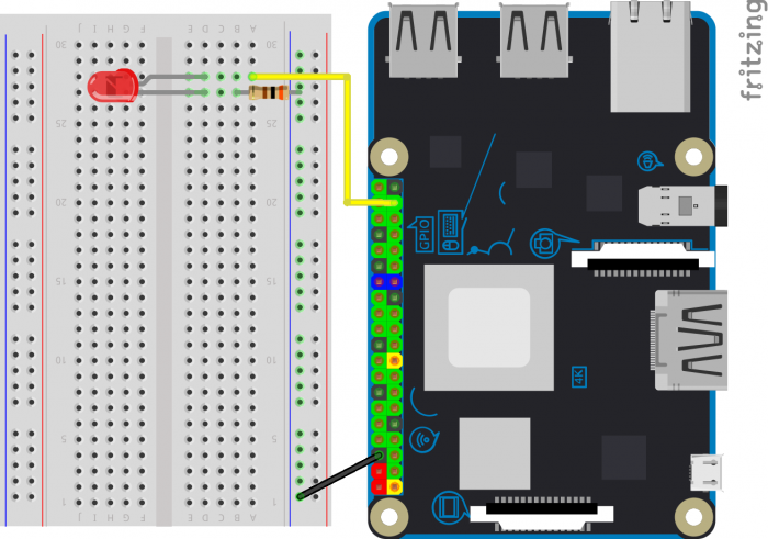 circuito um led