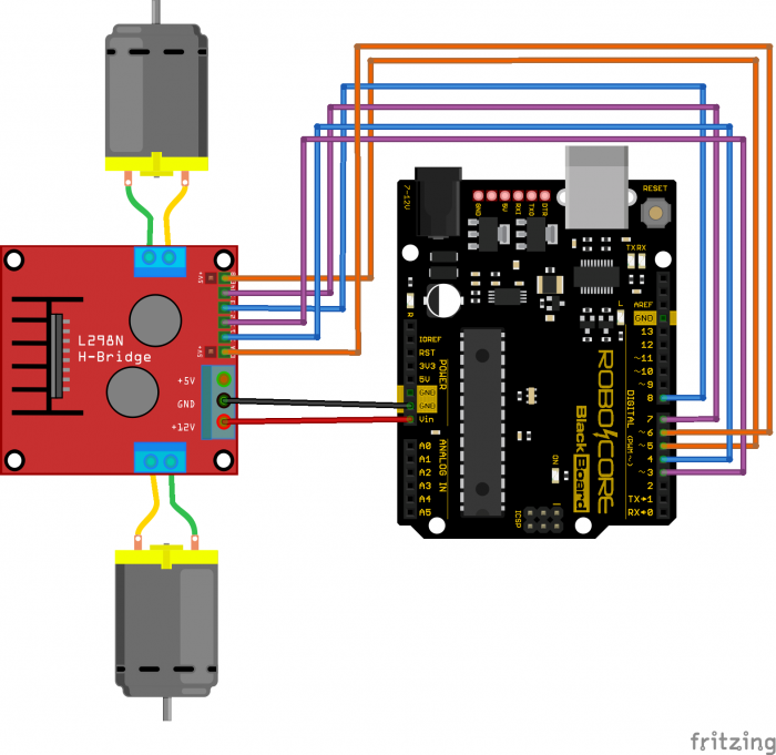 circuito fritzing