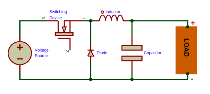 circuito-basico-conversor-buck