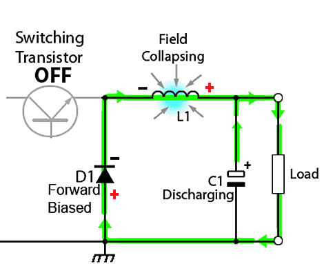 circuito-conversor-abaixador-chaveamento-desligado