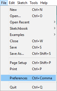 caminho-preferencias-arduino-ide